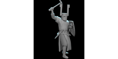 NCM175 Teutonic Knight with Warhammer – Battle of Lake Peipus 1242