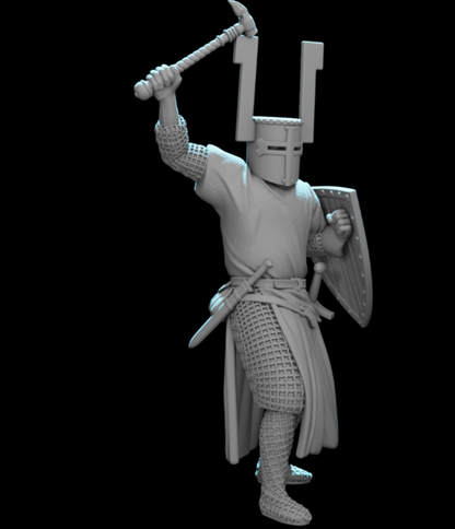 NCM175 Teutonic Knight with Warhammer – Battle of Lake Peipus 1242