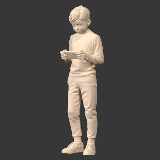 MM4242 Young Boy in PJ's