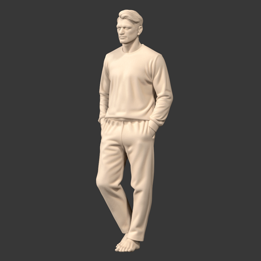 MM4243 Male Hands in Pocket in PJ's