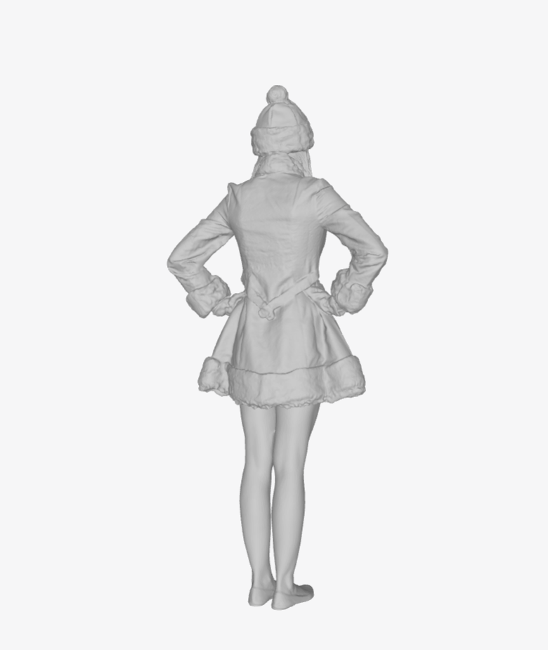 DG081 Girl in winter coat