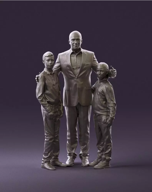 MM5046 Family man 2 teen boys