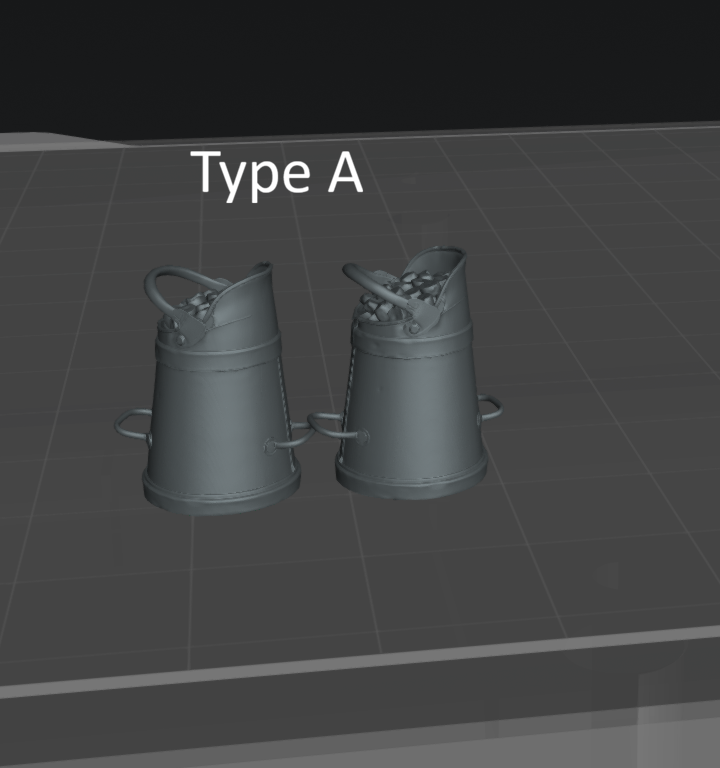 DG022 Coal buckets/Coal scuttle x2