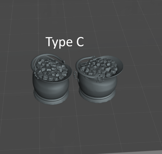 DG022 Coal buckets/Coal scuttle x2