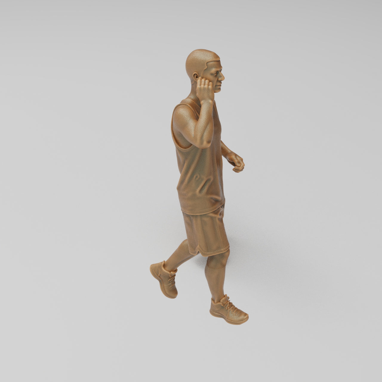 MM4216 Runner on Phone