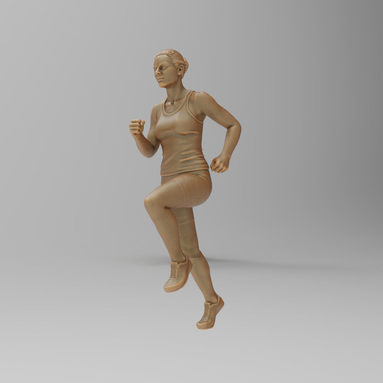 MM4222 Girl Running on the spot