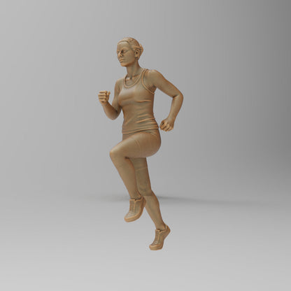 MM4222 Girl Running on the spot