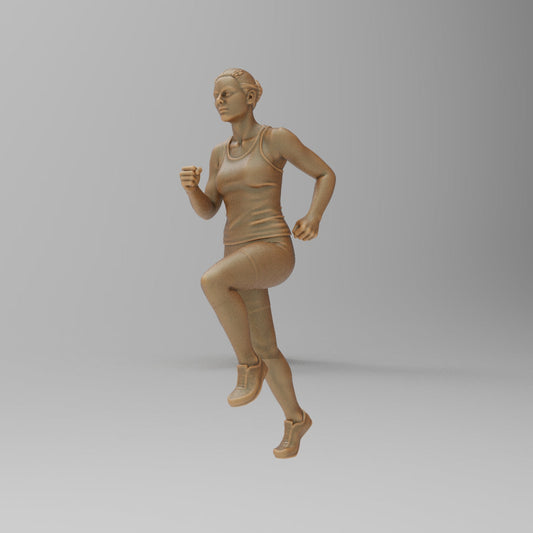 MM4222 Girl Running on the spot