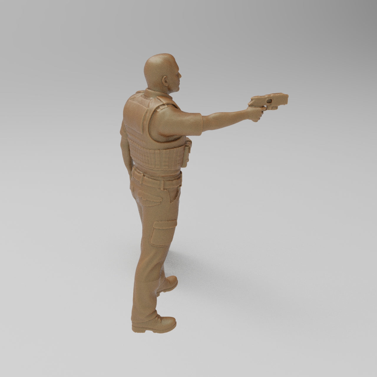 MM272A Police Officer With Taser