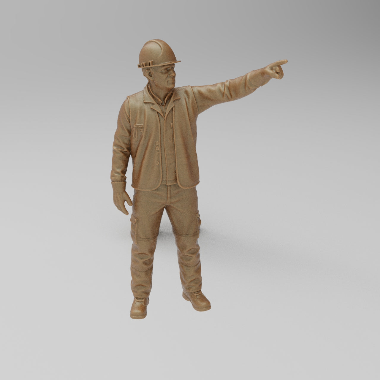 MM4415 Male Builder pointing