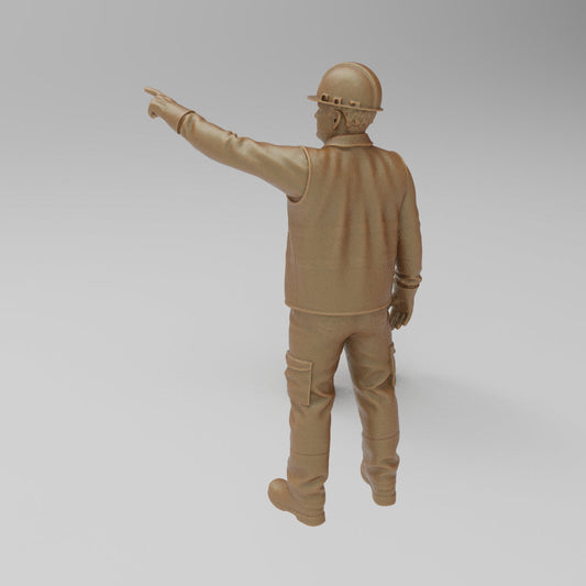 MM4415 Male Builder pointing