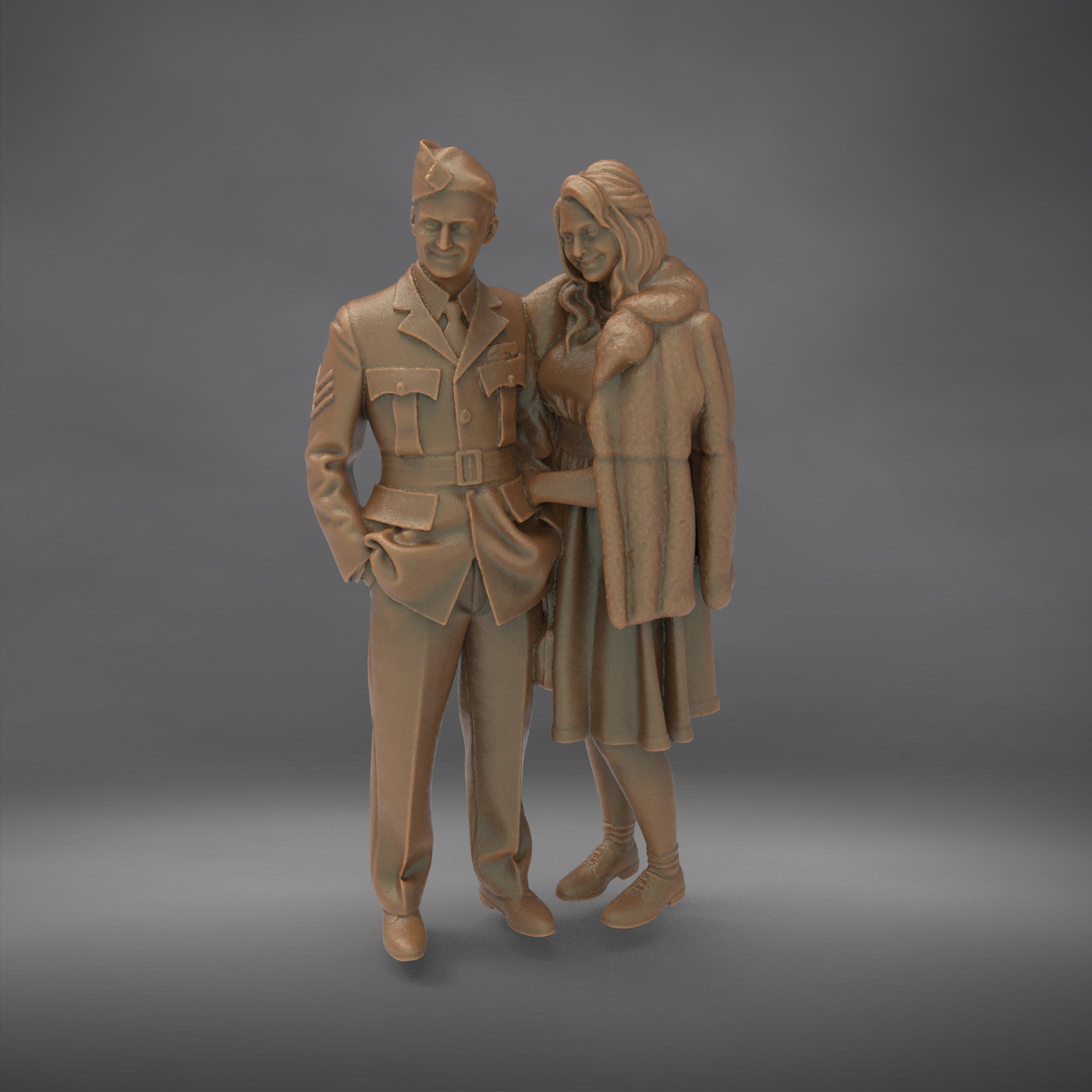 MM4360 WW2 Pilot and Girlfriend