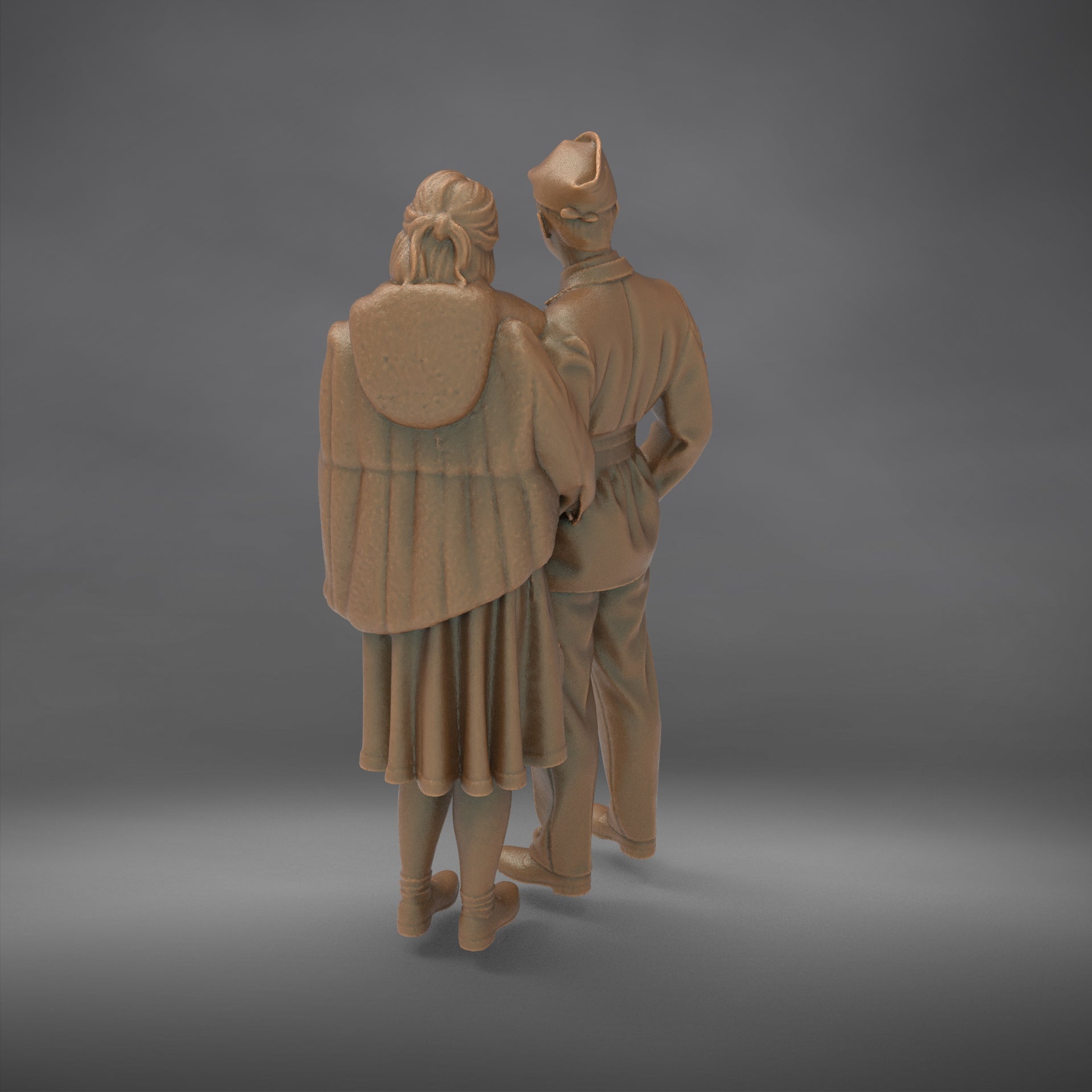 MM4360 WW2 Pilot and Girlfriend