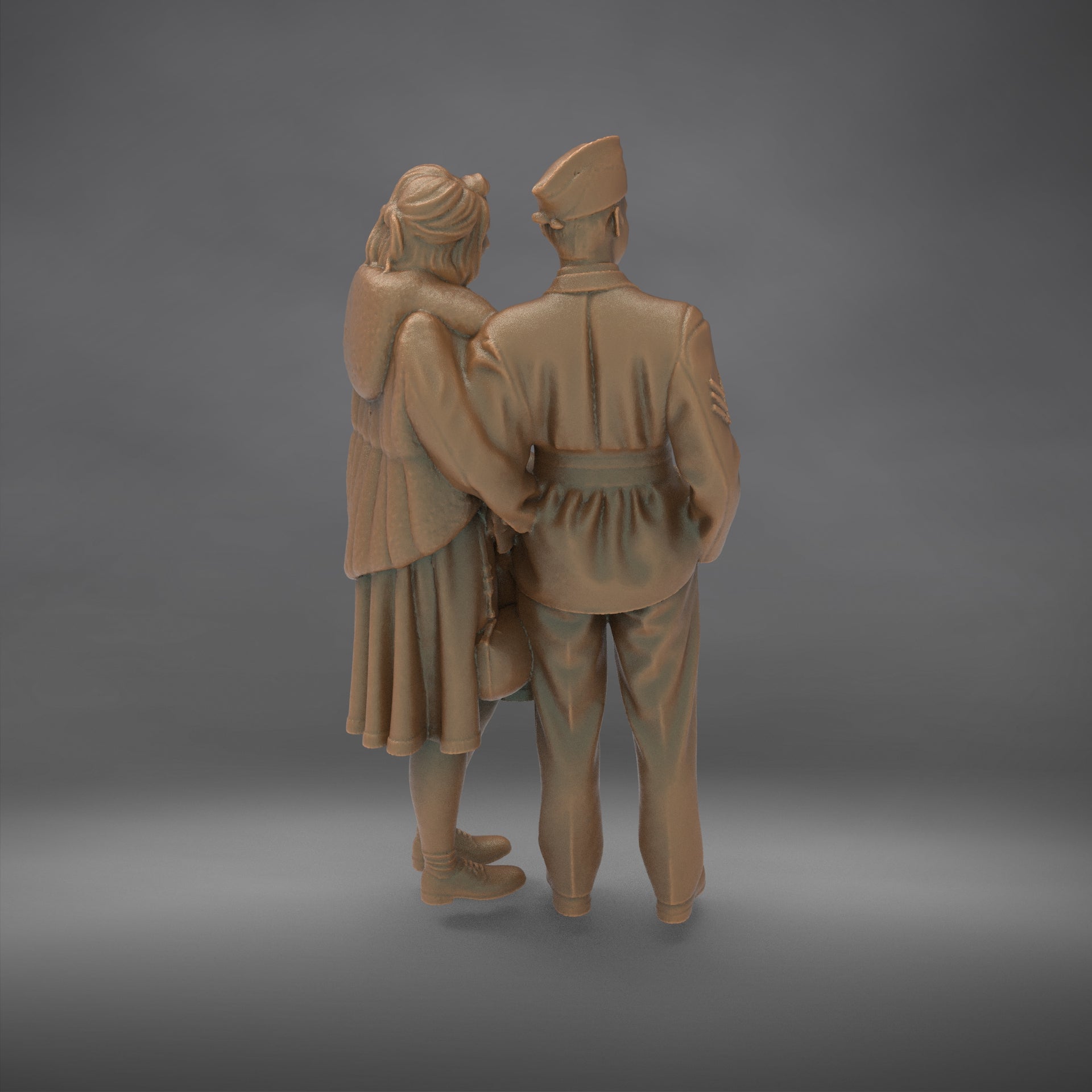 MM4360 WW2 Pilot and Girlfriend