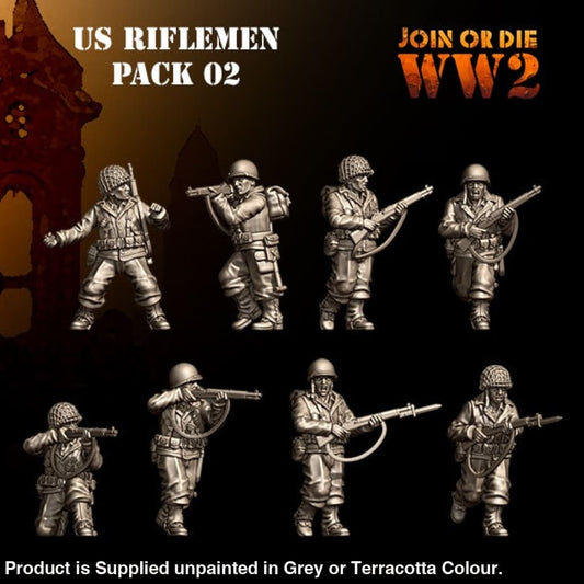 3DB0029 US Army Riflemen Figure