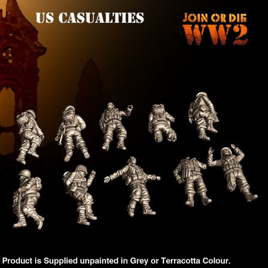 3DB0040 US GI Casualty Figure