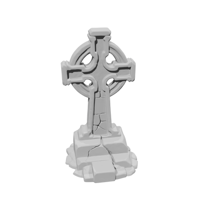 TER014 Cemetery Gravestones Set A