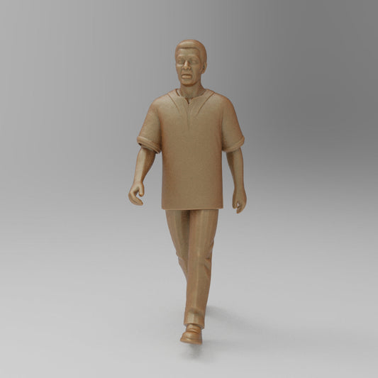 MM4428 1970s Street Scene Male Walking