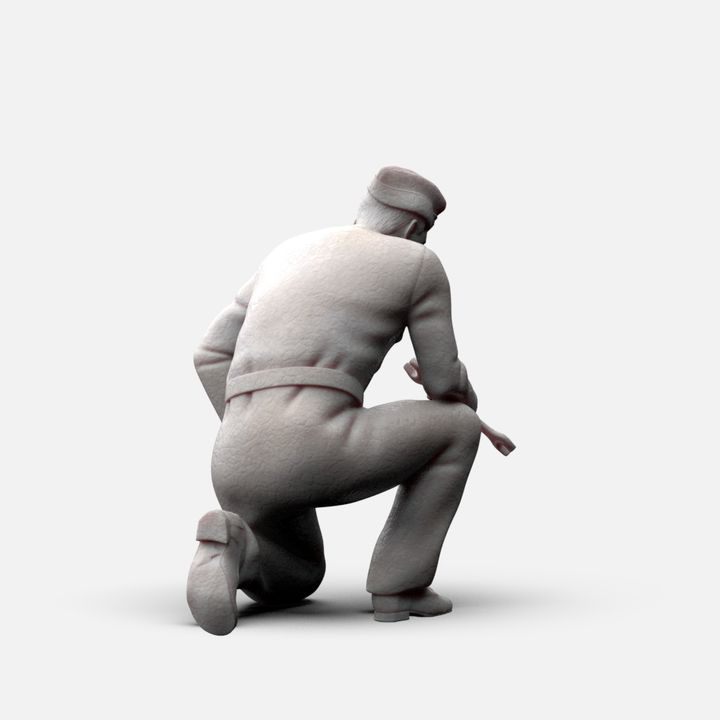 MM1154 WW2 RAF Ground Mechanic Figure