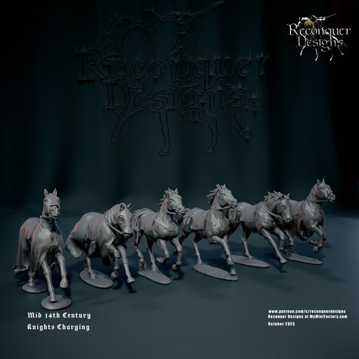 REM0177 Mid 14th c Knights set B Charging