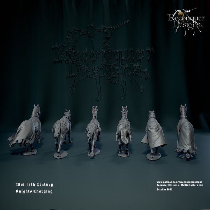 REM0177 Mid 14th c Knights set B Charging