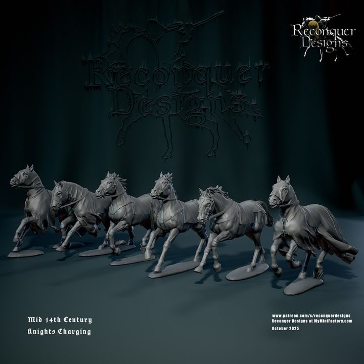 REM0177 Mid 14th c Knights set B Charging