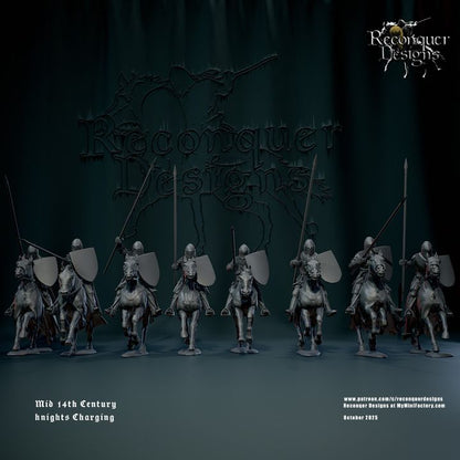 REM0177 Mid 14th c Knights set B Charging