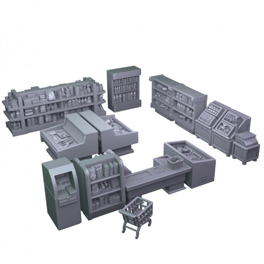 DS018 Grocery Shop Furniture