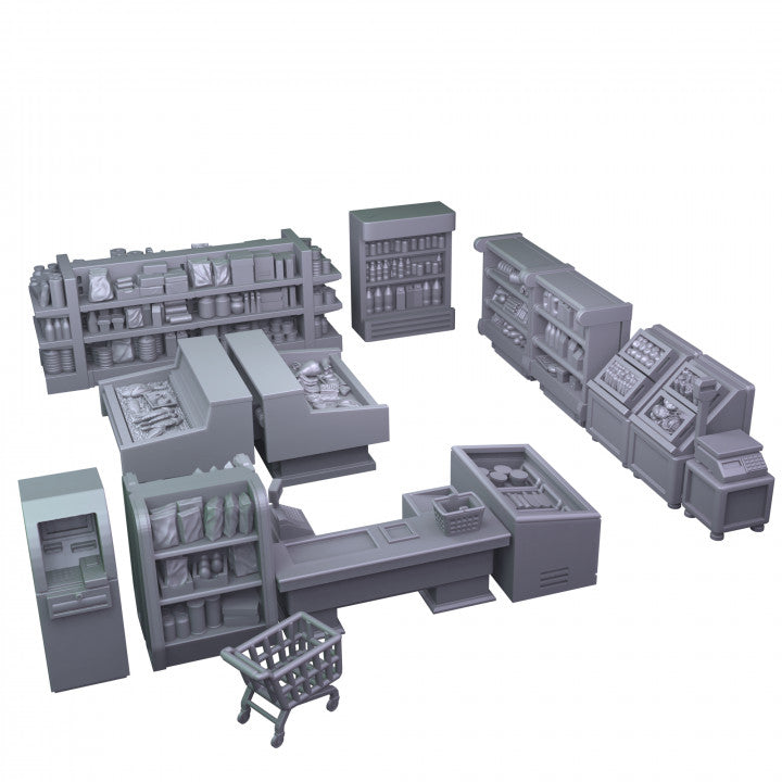 DS018 Grocery Shop Furniture