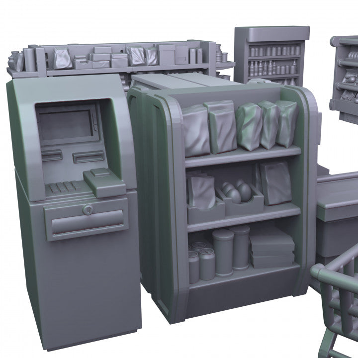 DS018 Grocery Shop Furniture