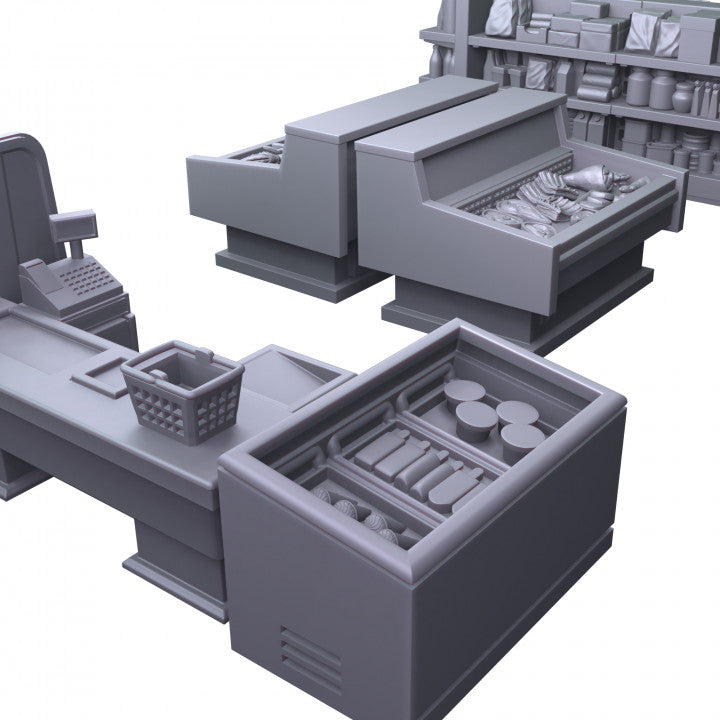 DS018 Grocery Shop Furniture