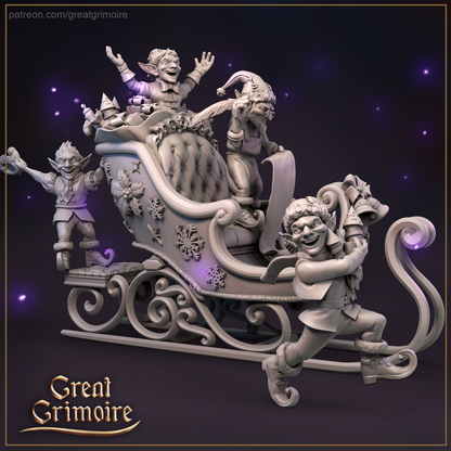 MM1317 Christmas Sleigh Scene
