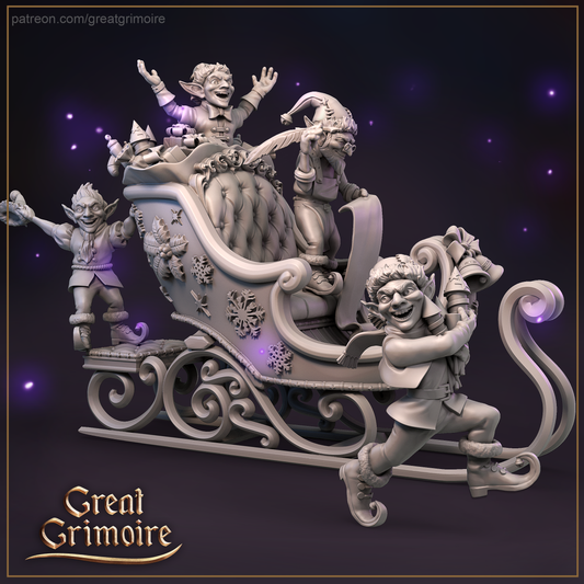 MM1317 Christmas Sleigh Scene