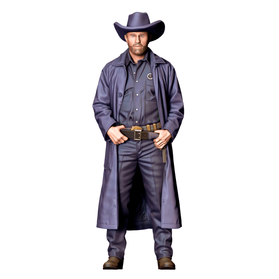 MM283 Chuck norris Walker Texas Ranger