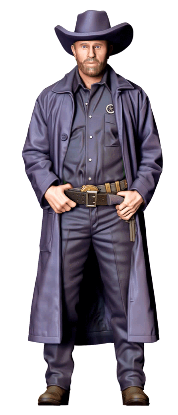 MM283 Chuck norris Walker Texas Ranger