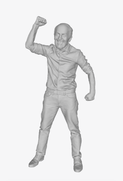 DG041 Man with fist in the air