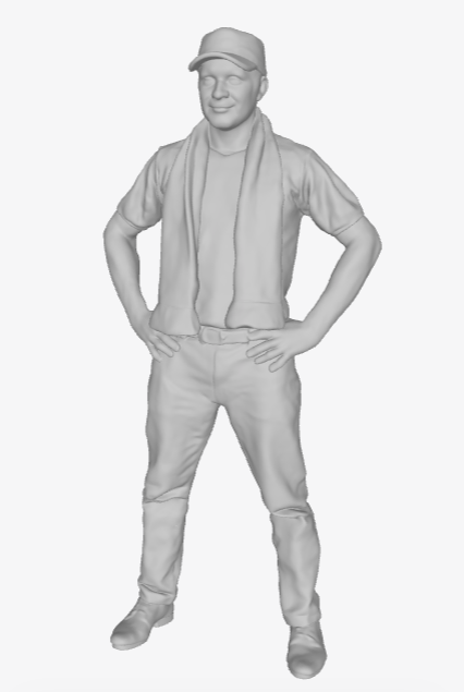 DG043 Sports fan character