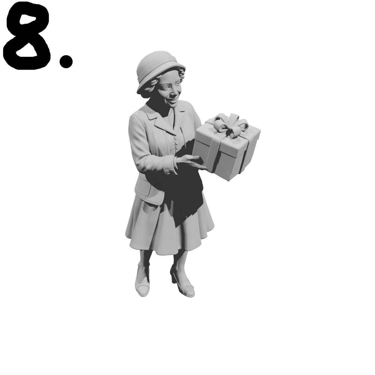 DG112 Winter Scene-Gift bearers