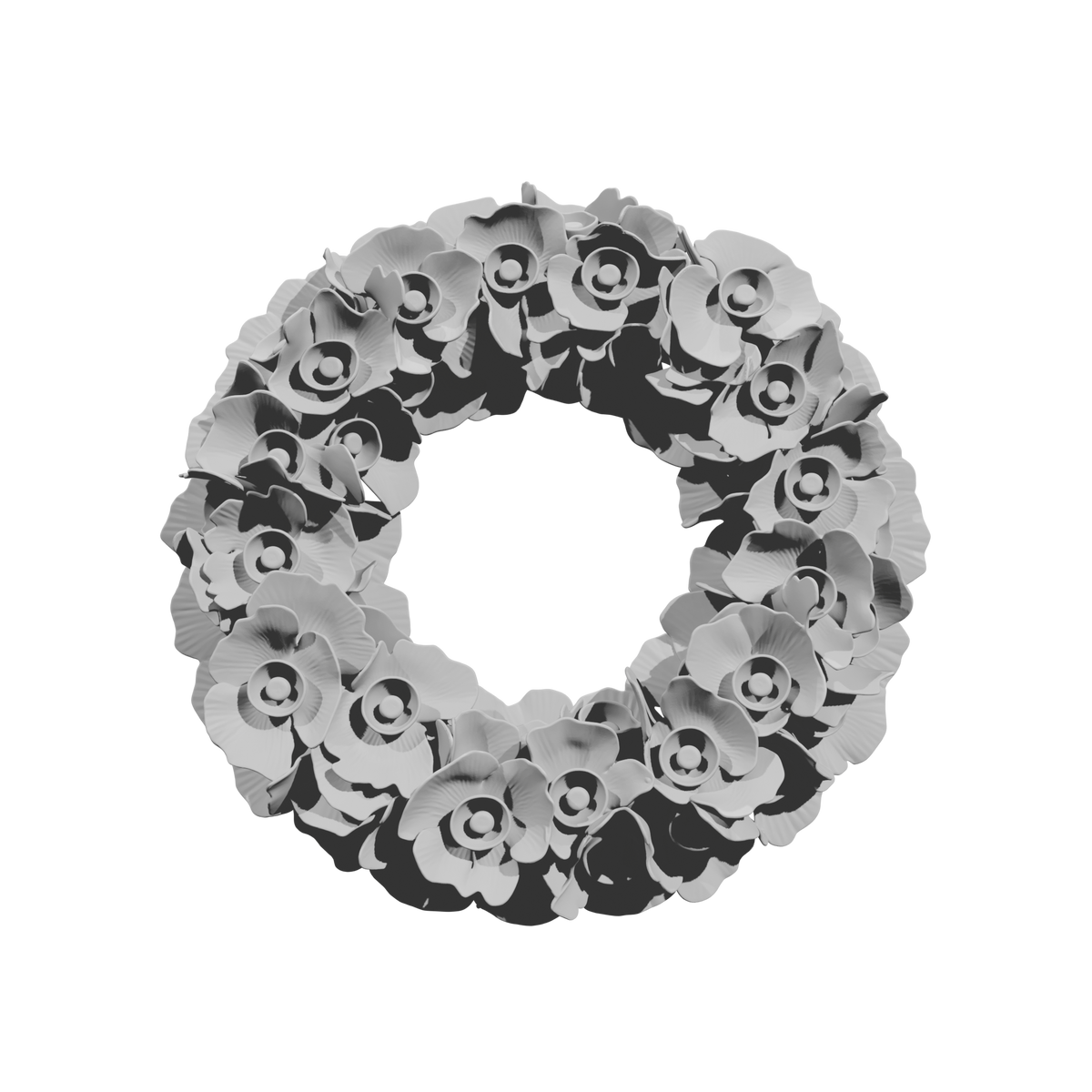 DG117 Poppy  wreath WW2 x5