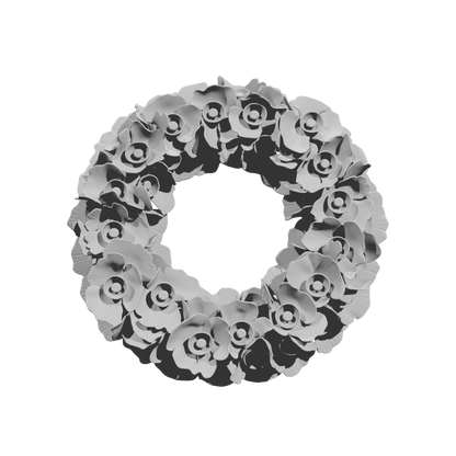 DG117 Poppy  wreath WW2 x5