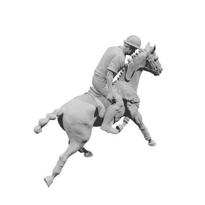 DG132 Horse polo player
