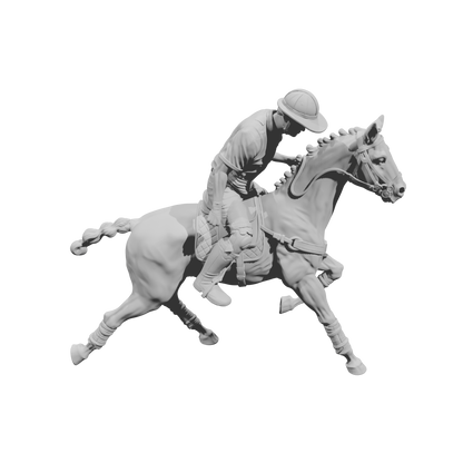 DG132 Horse polo player