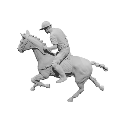 DG132 Horse polo player