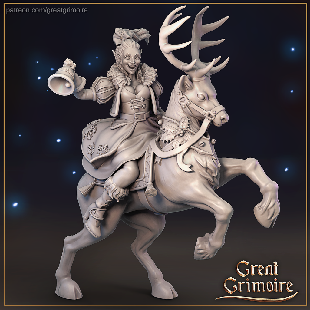 MM1317 Christmas Sleigh Scene