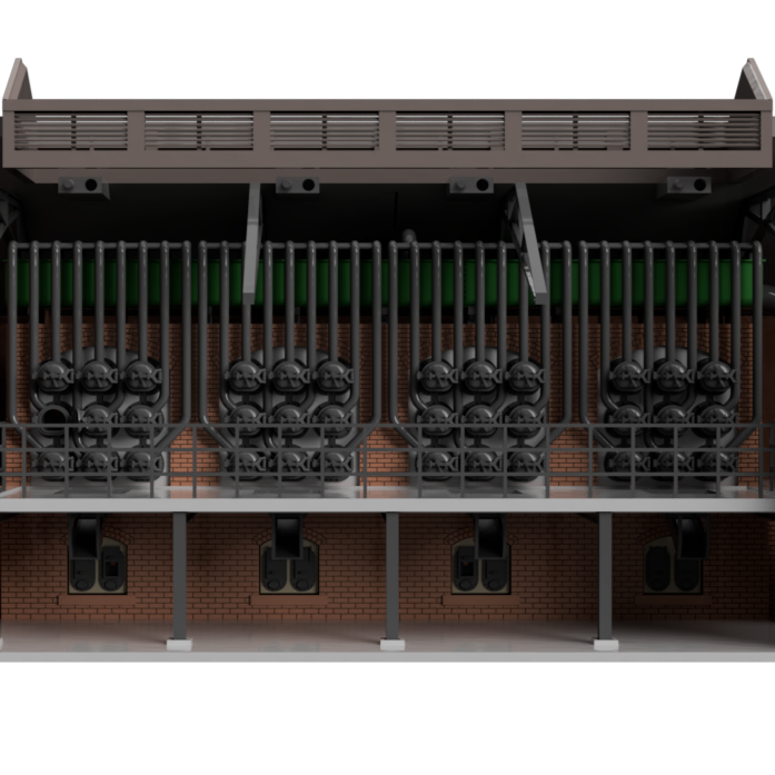 GM506A – Gas Works Retort House TT120/3mm Scale