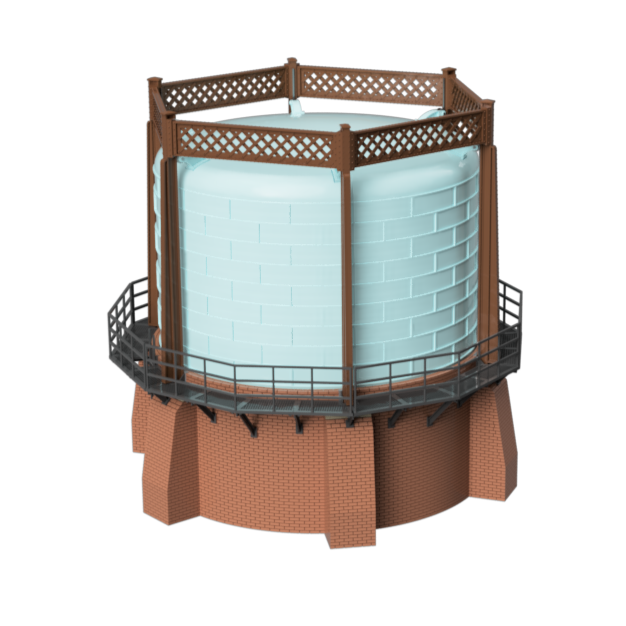 FM506B – Gas Works Gas Holder OO/HO Scale