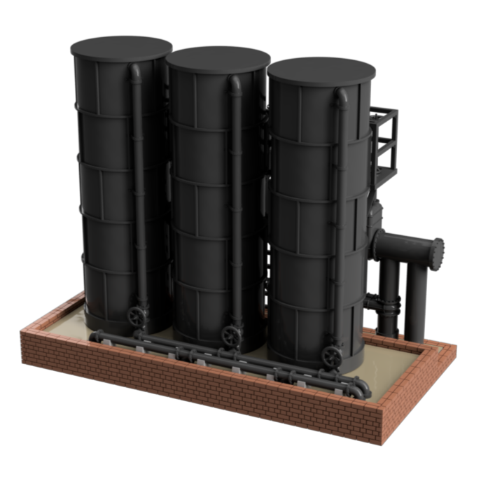 FM506C – Gas Works Condenser OO/HO Scale