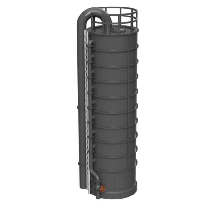 GM506E – Gas Works Gas Scrubber 3mm/TT120 Scale