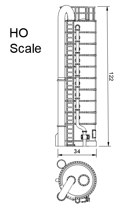 FM506E – Gas Works Gas Scrubber OO/HO Scale