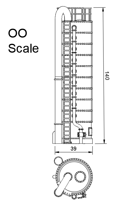 FM506E – Gas Works Gas Scrubber OO/HO Scale